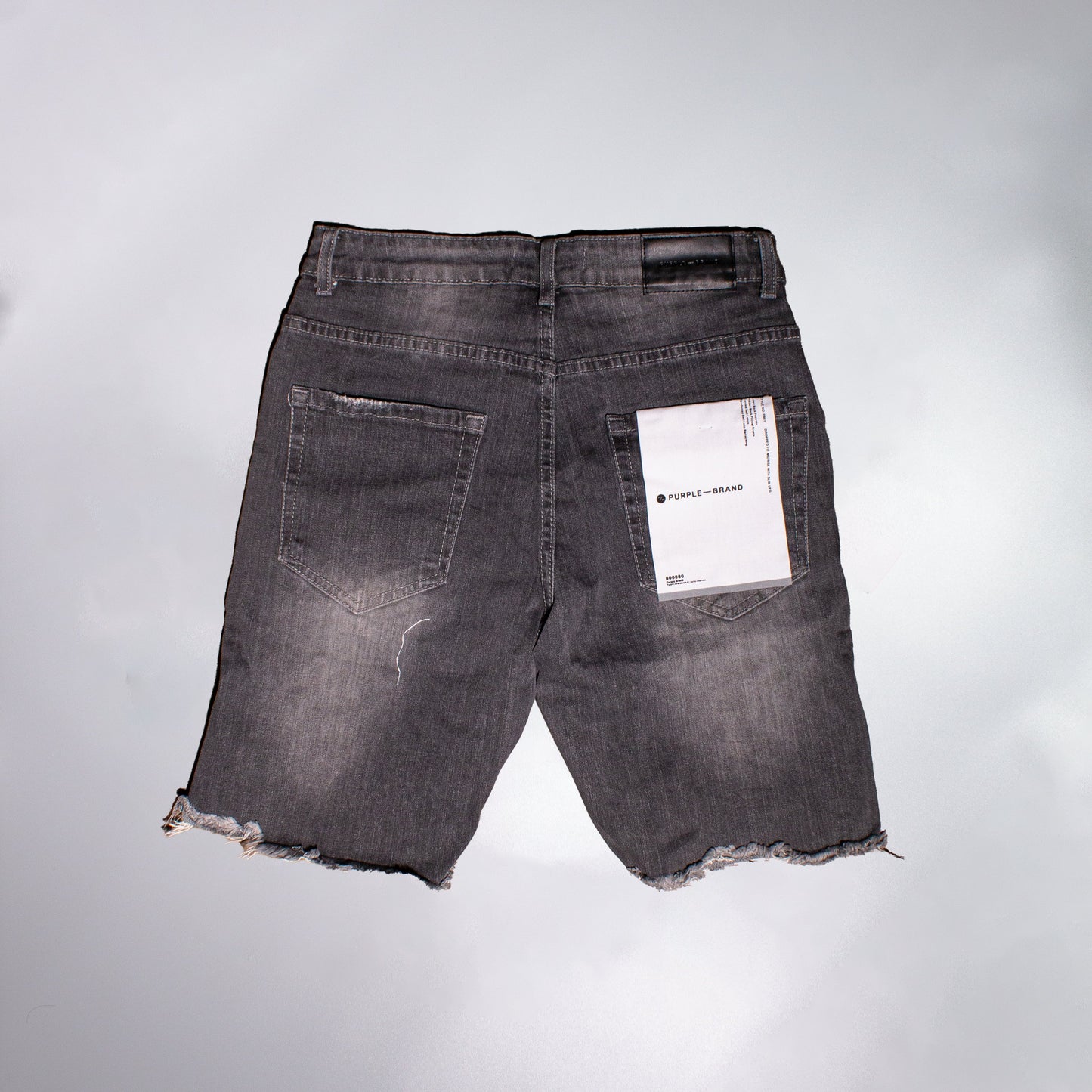 Short DENIM Purple Gris claro