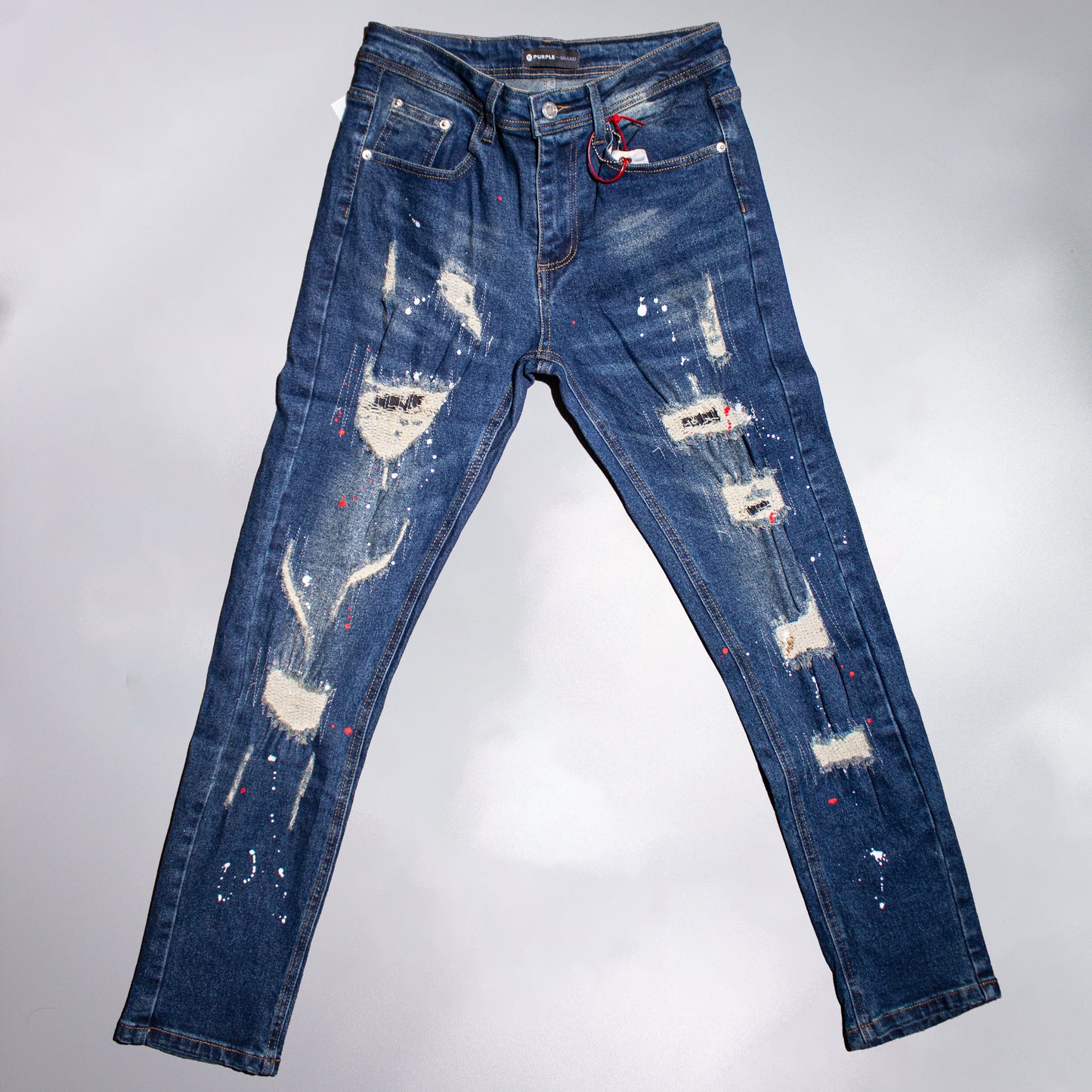 Jeans Purple Azul