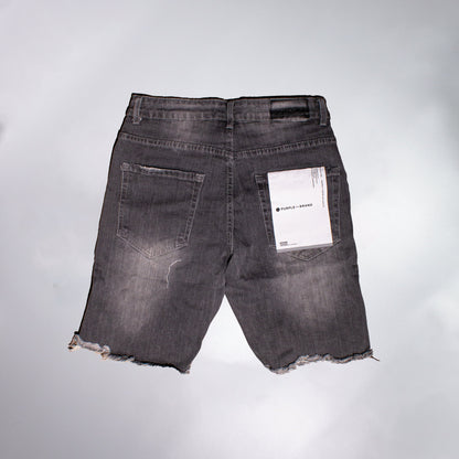 Short DENIM Purple Gris claro