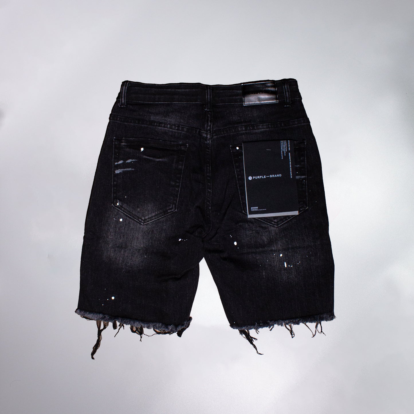 Short DENIM Purple Negro